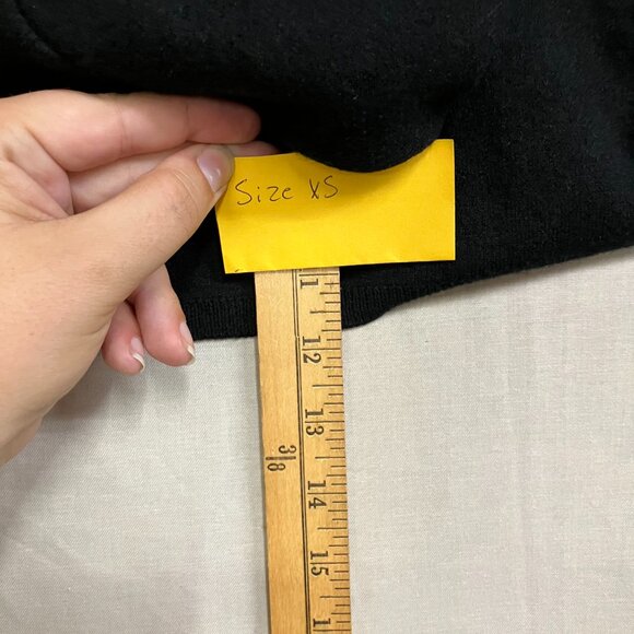 NWT Wild Fable Women's Black Hooded Cropped Sweater Shrug Long Sleeve - Picture 12 of 12